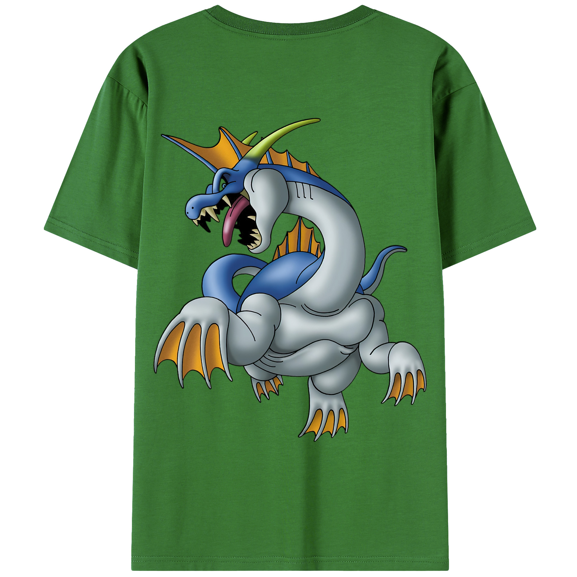 （画像用） ドラゴンクエスト Doragon Kuesuto Dragon Quest レディース半袖Tシャツ(バックプリント)